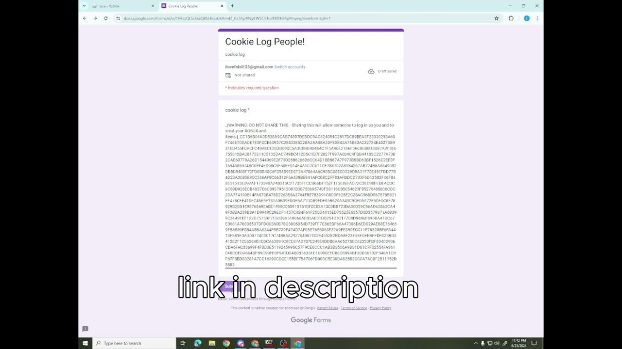 How to cookie log anyone in roblox youtube