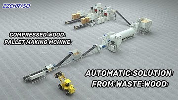 Exploring the Automatic Compressed Wood Pallet Press Line Through a Captivating 3D Video