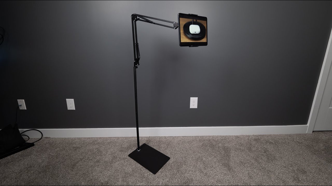 SAMHOUSING Tablet Floor Stand Review with Heavy Base Review