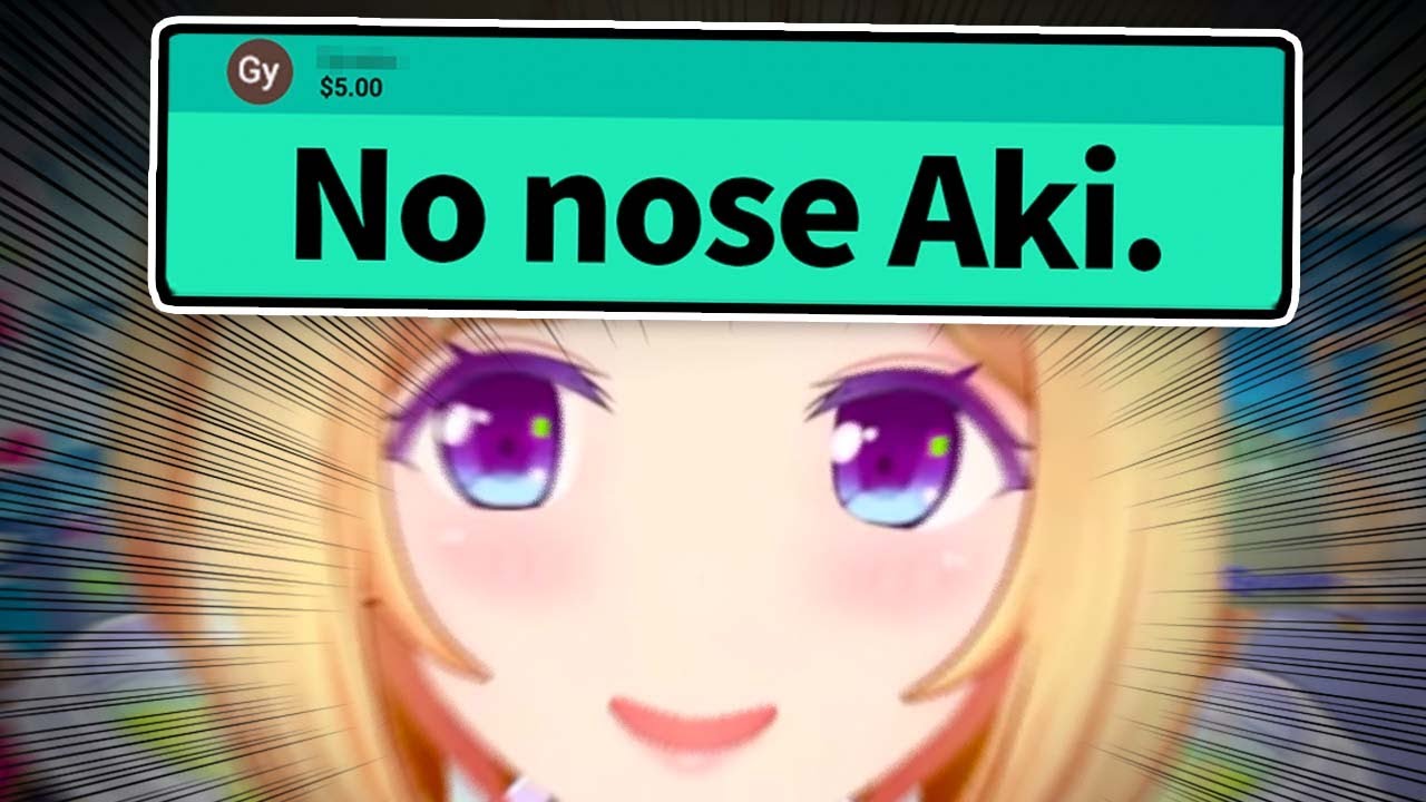 This English Superchat Made Aki Respond In The Cutest Way Possible【Hololive】