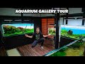 PRIVATE TOUR Inside AMAZING HOME AQUARIUM GALLERY - Breathtaking ADA Aquascaped Aquariums