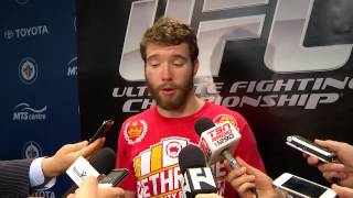 Ufc 161 Mitch Clarke - Emotional Post Fight Interview