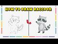 How to Draw a Raccoon – Easy Woodland Animal Drawing Tutorial