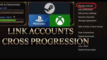PATH OF EXILE 2 - HOW TO LINK ACCOUNTS - CROSS PROGRESSION - PS5, XBOX, STEAM & EPIC GAMES!