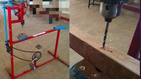 Fabrication of pedal power drilling machine