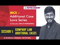 MCS Additional Cases || Session 1 || CS Professional || For December 2020