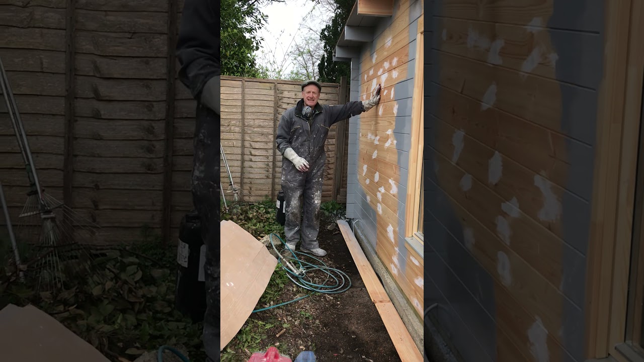 Preserving and painting your garden room log cabin by jon wickham of