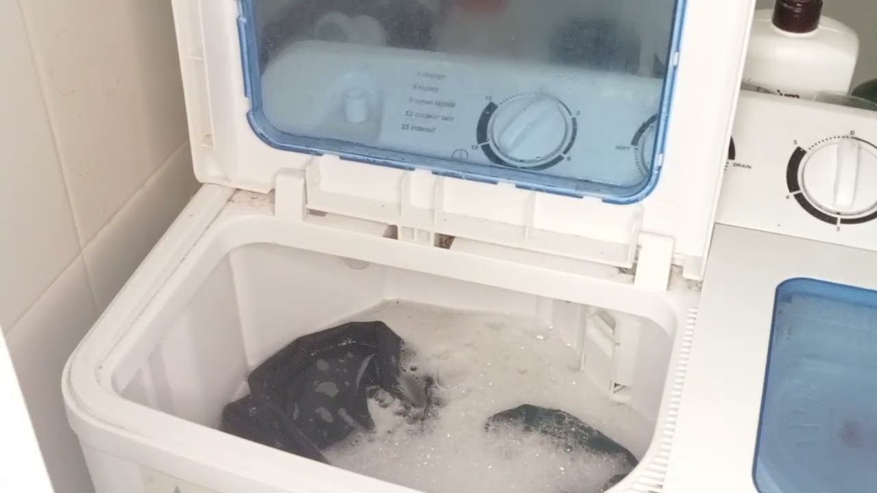 Lavage de mon rideau 