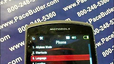 Motorola QA30 Erase Cell Phone Info - Delete Data - Master Clear Hard Reset
