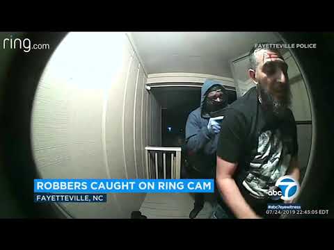 Doorbell Video Shows Terrifying Robbery As Armed, Masked Men Confront Homeowner | Abc7