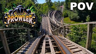Prowler Front Row Pov Worlds Of Fun Fantastic Gci Wooden Coaster Thru The Woods