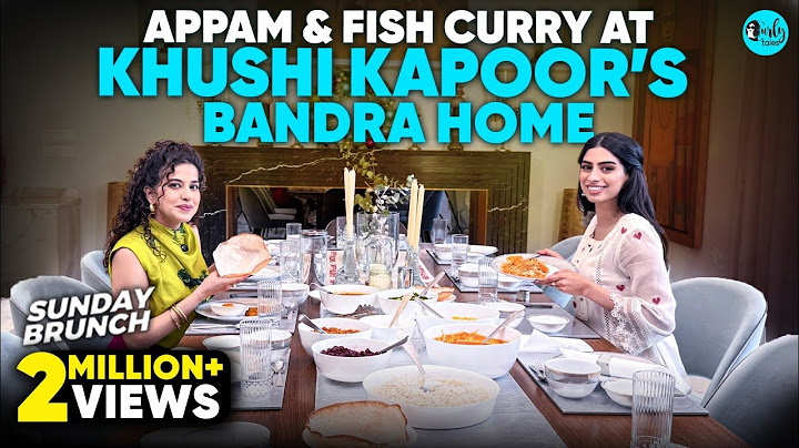 Home Made Food With Khushi Kapoor At Her Bandra Home | Sunday Brunch Ep 163 | Curly Tales