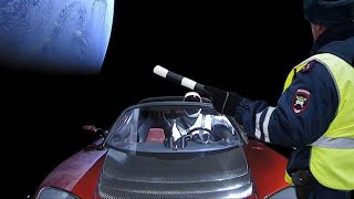 Автомобиль тесла в космосе