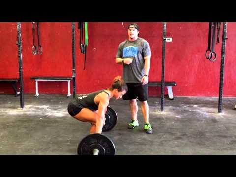 1st Pull Snatch Technique - Knee position