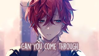 【Nightcore】→ comethru || Lyrics