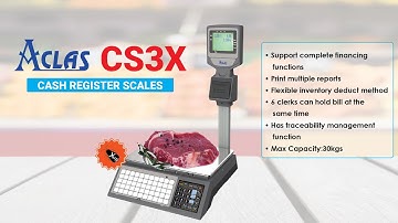 Aclas CS3X Cash Register Scale
