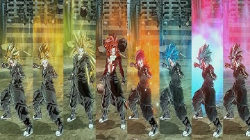 NEW TRANSFORMATIONS! SSJ1-SSJ2-SSJ3-SSJ4-SSG-SSB-SSB KAIOKEN | Dragon Ball Xenoverse 2 Mods