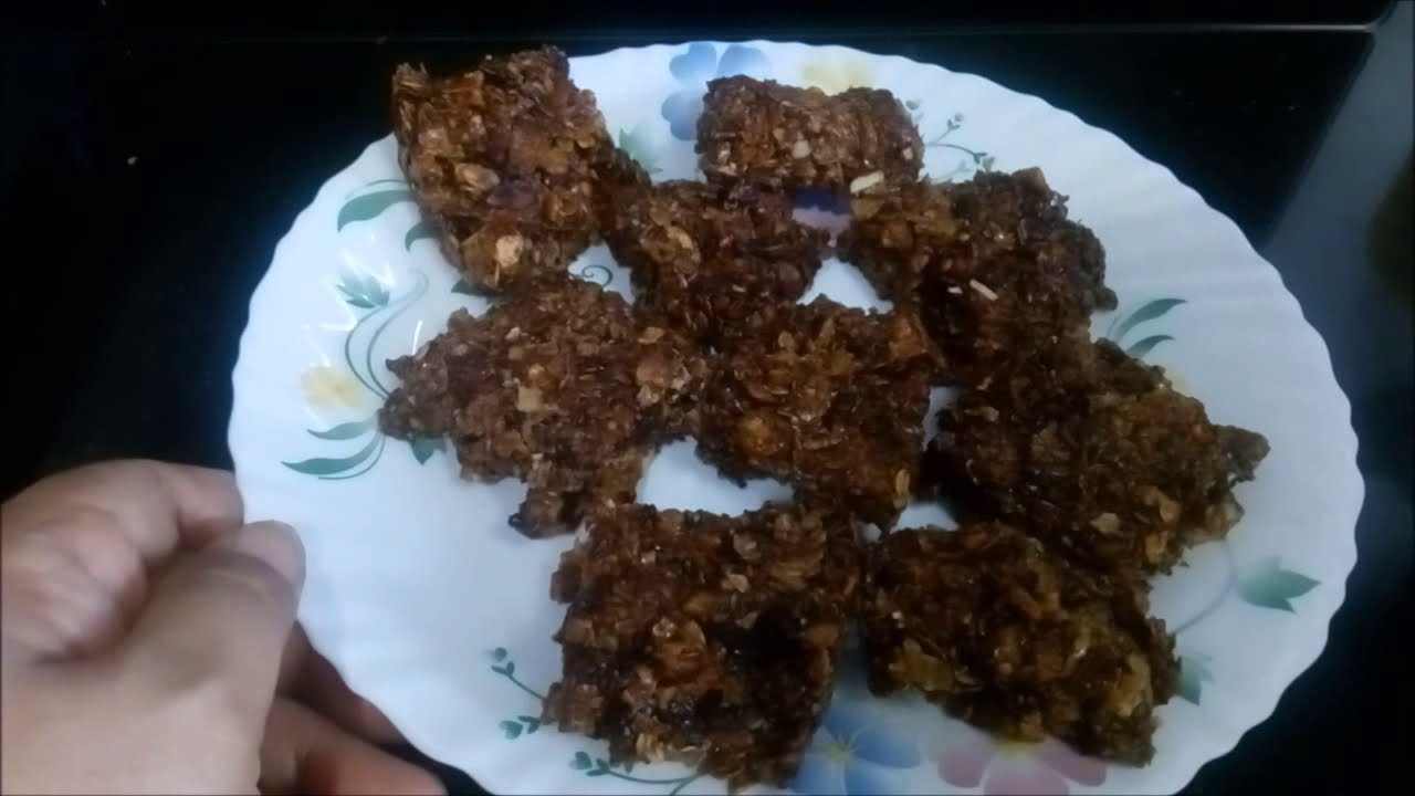 HEALTHY NO BAKE GRANOLA BARS ( MALAYALAM) YouTube