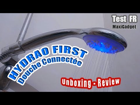 Test Hydrao First Pommeau De Douche Connecte Et Colore Youtube