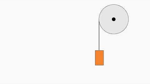 Solving massive pulley problem with visual.