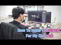 The process of creating thumbnails for videos on my channel.