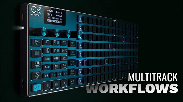 OXI One MKII Workflows : Multitrack for Drum sequencing