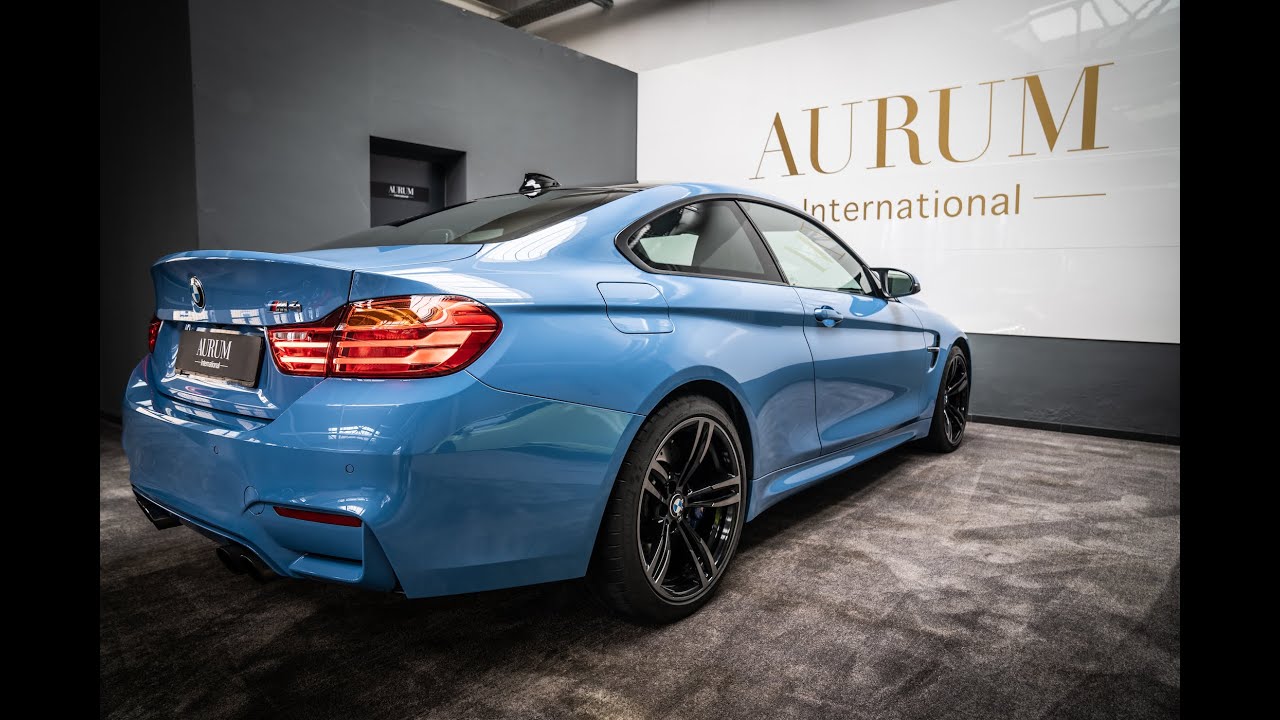Bmw M4 Coupe Yas Marina Blau Metallic Start Up Exhaust Sound By Aurum International Youtube
