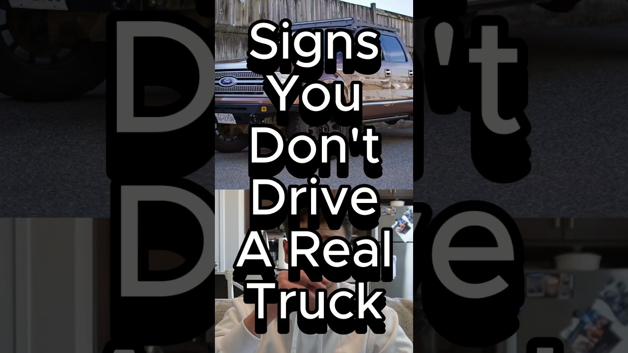 Signs You Don’t Drive a Real Truck🫵🏼🤣 