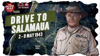 Drive to Salamua  Pacific War #76 DOCUMENTARY