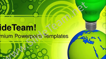 World Eco Idea Go Green PowerPoint Templates ppt Themes 0912 Slides Backgrounds