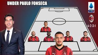 PIOLI OUT?! FONSECA IN? A.C MILAN PREDICTION LINE UP UNDER PAULO FONSECA FT. TRANSFER | RUMOUR