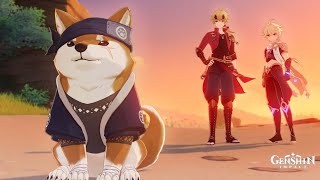 Thoma And The Ninja Dog Genshin Impact Cutscenes