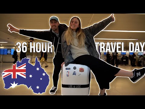 36 Hour Travel day - New York to Australia TRAVEL VLOG