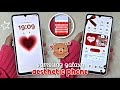 customize my samsung galaxy a07 with me ⚘️❣️ after the one ui 8 ✨️ red theme