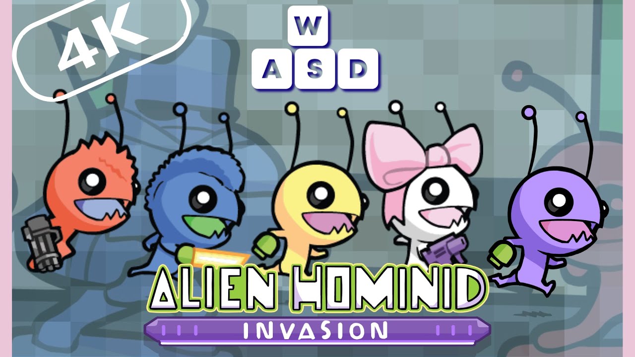 Alien Hominid Invasion 4K [ Solo & Multiplayer ] - YouTube
