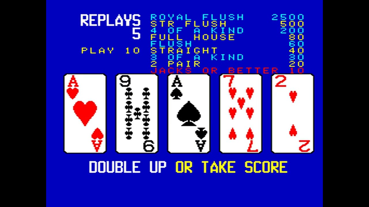 Cal Omega - Game 7.9 (Arcade Poker) [MAME] [shortplay]