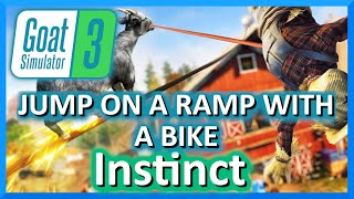 Jump On A Ramp With A Bike Instinct - Goat Simulator 3 screenshot 4