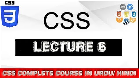Border properties : Border width, style, color in CSS3 tutorial in hindi - urdu