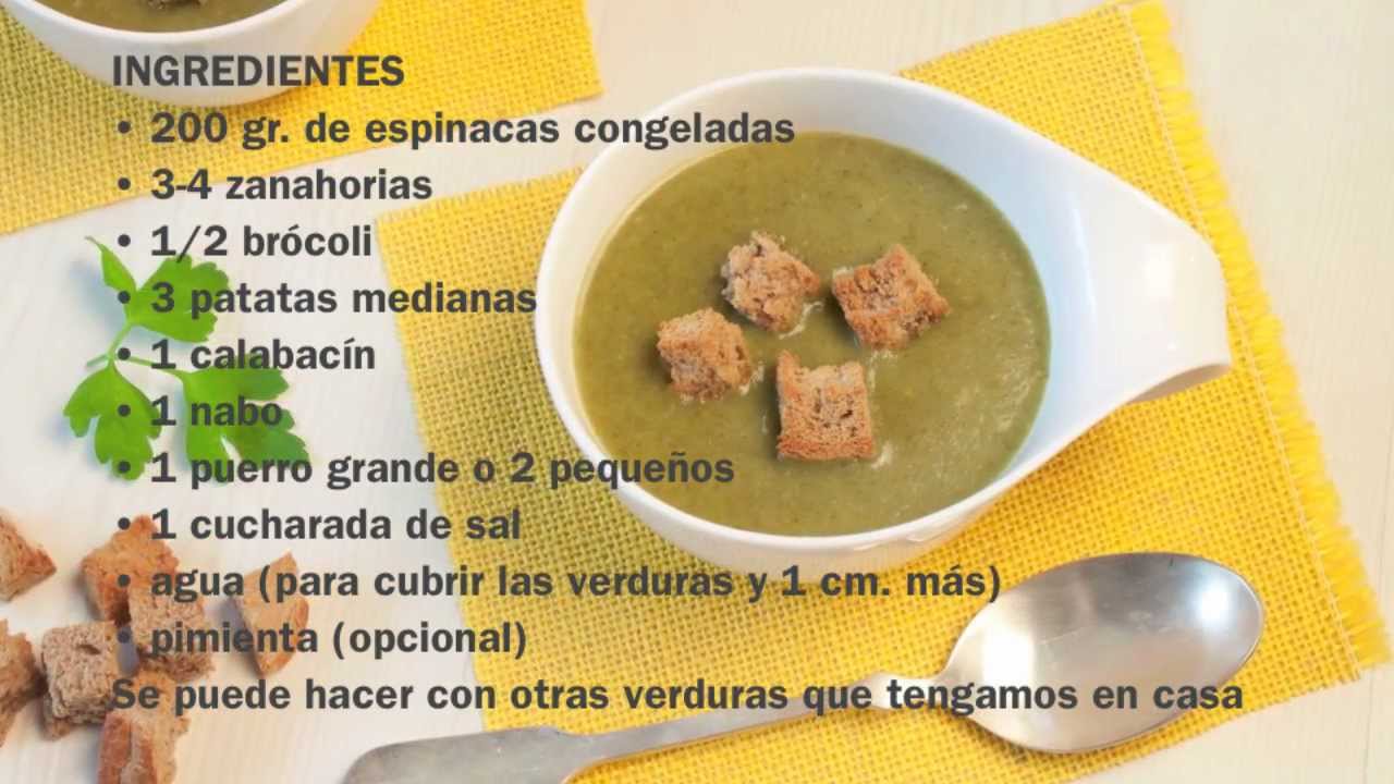 Cómo hacer un puré de verduras - YouTube