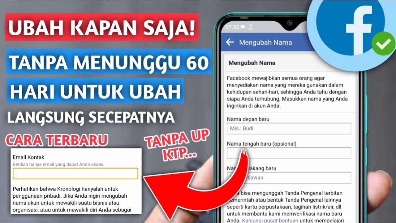 Cara Mengganti Nama FB Tanpa Menunggu 60 Hari – Panduan Lengkap