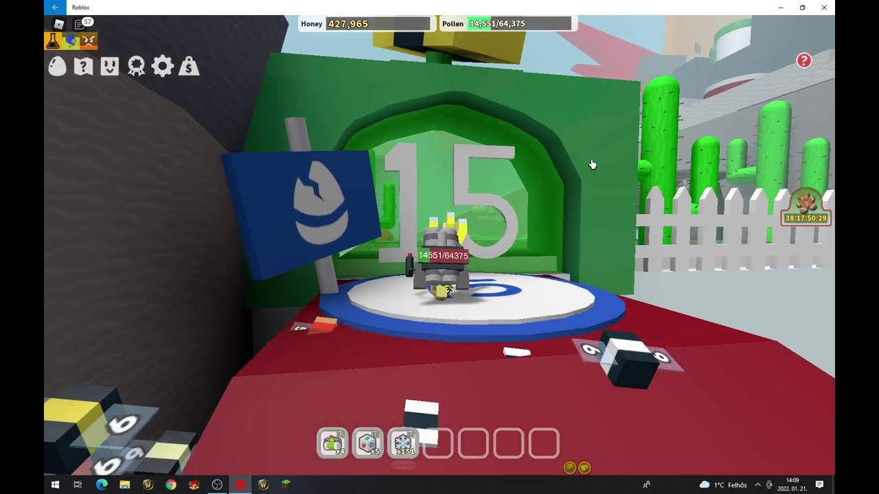 one bolck minecraft/bee swarm roblox