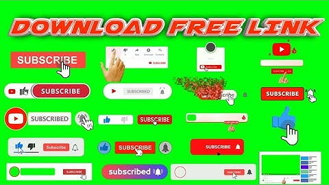 Subscribe Animation | Green Screen Background (No Copyright) Don