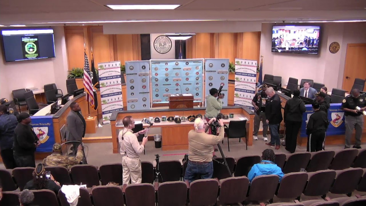 Caddo Parish Commission Press Release - Veterans Celebration Committee Joint Proclamation Signing - October 31, 2025, at 10:00 am.