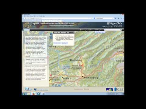 Broadband Policy Database Demo