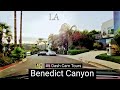 Benedict Canyon, California - Driving Tour of a Fancy LA's Residential Neighborhood - 4K