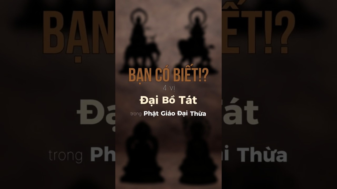 🪷 TỨ ĐẠI BỒ TÁT TRONG PHẬT GIÁO ĐẠI THỪA GỒM NHỮNG VỊ NÀO? 🪷 #phápduyênshop #tuongphat #loiphatday