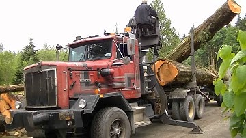 Kenworth C500 Self Loading Logging Truck part 2