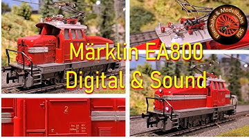 Elektrolokomotive EA800 von Henschel (Märklin 3044) – Umbau mit Sound und optische Verbesserungen