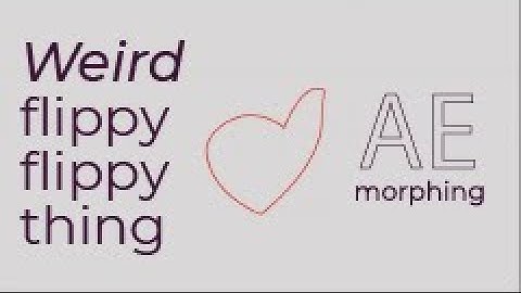 Fix shape morphing flip After Effects 2023