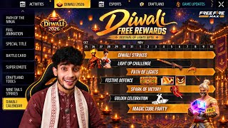 DIWALI 2026 FREE REWARDS 🪔 Free Fire Max  screenshot 2